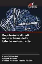 Popolazione di dati nello schema delle tabelle web estratte