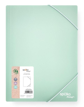 Spoko ReLeaf spisovďż˝ desky s gumiďż˝kou A4 SoftTouch - zelenďż˝