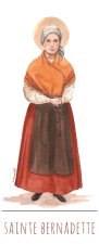 Lot de 10 signets - Bernadette