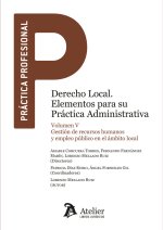DERECHO LOCAL ELEMENTOS PARA SU PRACTICA ADMINISTRATIVA V