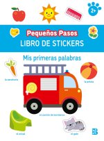 PEQUEÑOS PASOS LIBRO DE STICKERS PRIMERAS PALABRAS