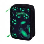 Piórnik potrójny z wyposażeniem Jumbo Astrabag Neo football