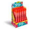 Display Długopis żelowy QUICK DRY czerwony 24 szt. 6001157