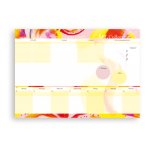 Sunshine in my heart Schreibtischunterlage aus Papier | 50 Blatt zum Abreißen in DIN A2 aus der Art.Collection von Stay Inspired