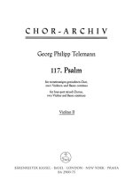 GEORG PHILIPP TELEMANN : PSALM 117 LAUDATE JEHOVAM - VIOLON 2