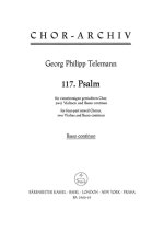 GEORG PHILIPP TELEMANN : PSALM 117 LAUDATE JEHOVAM - BASSE CONTINUE