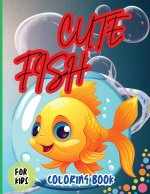 Cute Fish Coloring Book For Kids