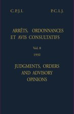 Permanent Court of International Justice, Judgments, Orders and Advisory Opinions