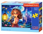 Puzzle 120 elementów. Księżniczka z sową