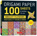 Origami Paper 100 Sheets Bright Flowers 6 (15 CM)