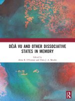 Déj? vu and Other Dissociative States in Memory