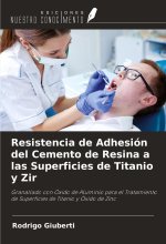 Resistencia de Adhesión del Cemento de Resina a las Superficies de Titanio y Zir