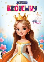 Magiczne królewny. Kolorowanka z brokatem