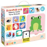 Suuuper Size Memory Game. Farm Animals 2+
