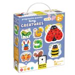 Progressive Puzzles. Tiny Creatures 2+