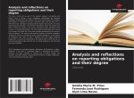 Analysis and reflections on reporting obligations and their degree
