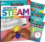 180 Days Steam, Science, Math, & Problem Solving Grade 2: 4-Book Set