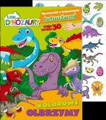 Lubię Dinozaury Rysowanki z bajecznymi tatuażami cz. 1 Kolorowe olbrzymy