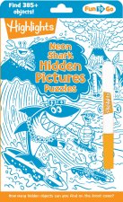 NEON SHARK HIDDEN PICTURES PUZZLES