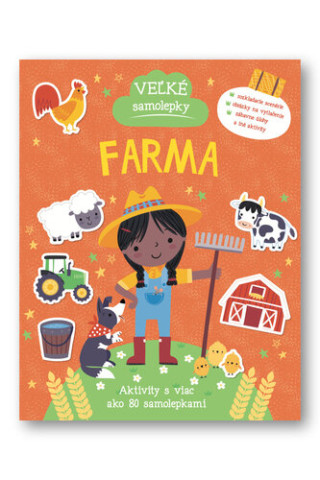 Veďż˝kďż˝ samolepky Farma