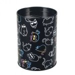 Skarbonka metalowa okrągła Kitty Holo