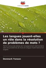 Les langues jouent-elles un rôle dans la résolution de probl?mes de mots ?