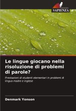 Le lingue giocano nella risoluzione di problemi di parole?