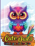 Cute Owls Coloring book for kids
