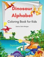 Dinosaur Alphabet Coloring Book for Kids