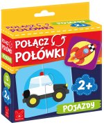 Połącz połówki. Pojazdy
