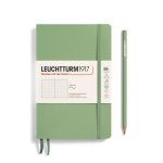 Leuchtturm1917 Zápisník Sage Softcover B6+ tečkovaný