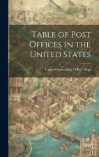 Table of Post Offices in the United States