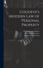 Goodeve's Modern law of Personal Property