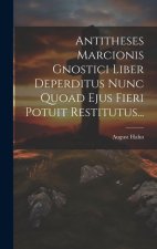 Antitheses Marcionis Gnostici Liber Deperditus Nunc Quoad Ejus Fieri Potuit Restitutus...