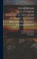 Memoriam Saecularem Funeris Et Sepulcri D. Mart. Lutheri Recolere Studet Hofmannus