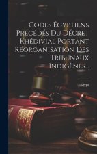 Codes Égyptiens Précédés Du Décret Khédivial Portant Réorganisation Des Tribunaux Indig?nes...