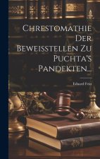 Chrestomathie Der Beweisstellen Zu Puchta's Pandekten...