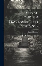 De Paris Au Tonkin ? Travers Le Tibet Inconnu...