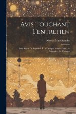 Avis Touchant L'entretien: Pour Servir De Réponse ? La Critique Insérée Dans Les Mémoires De Trévoux