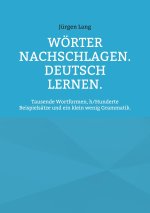 Wörter nachschlagen. Deutsch lernen.