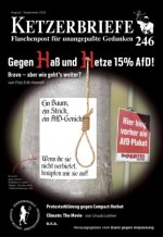 Gegen Haß und Hetze 15% AfD! Bravo - aber wie geht's weiter?