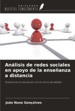 Análisis de redes sociales en apoyo de la ense?anza a distancia