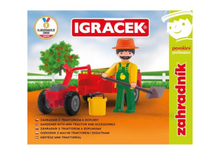 Igráček Zahradník - figurka s traktůrkem a příslušenstvím ()