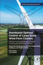 Distributed Optimal Control of Large-Scale Wind Farm Clusters