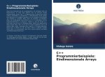 C++ Programmierbeispiele: Eindimensionale Arrays