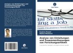 Analyse von Einleitungen und Zusammenfassungen von Forschungsartikeln