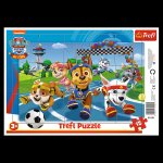 Puzzle ramkowe 15 Psi Patrol Uczynne pieski