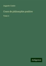 Cours de philosophie positive