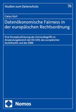 Datenökonomische Fairness in der europäischen Rechtsordnung