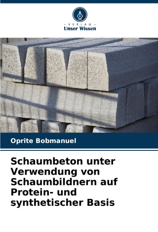 Schaumbeton unter Verwendung von Schaumbildnern auf Protein- und synthetischer Basis